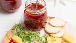 How to make Homemade Chilli Jam [upl. by Kcinemod]