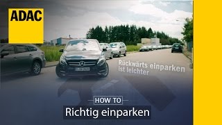 ADAC How To Auto richtig einparken  ADAC [upl. by Spector]