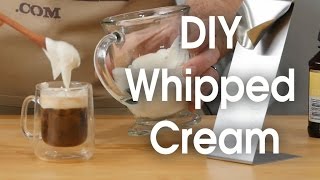 DIY whipped cream in 60 seconds [upl. by Herates317]