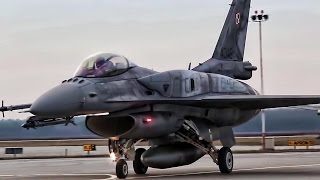 Polish F16 Fighter Jets • These Pilots Have Skills [upl. by Schonfeld]