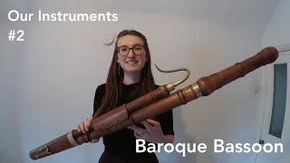 Our Instruments 2  Baroque Bassoon [upl. by Aikemit308]