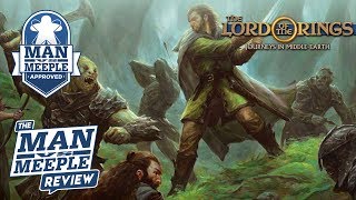 Lord of the Rings Journeys in Middle Earth Review by Man vs Meeple Fantasy Flight Games [upl. by Eleinad]