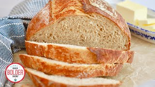 5Ingredient Artisanal Bread Recipe for Beginners [upl. by Alimrahs]