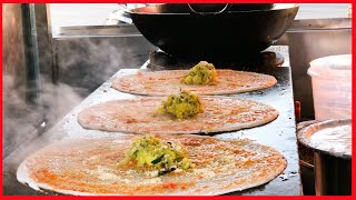 DOSA  Famous Street Food 2020  ERRA KARAM  ULLI KARAM   Kadapa Fast Food AP INDIA [upl. by Franny238]