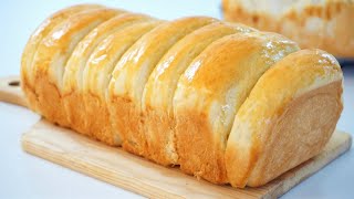 Soft And Fluffy Cream Cheese Loaf Bread [upl. by Devland]