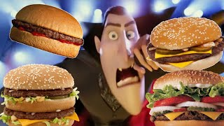 Hamburger Cheeseburger Big Mac Whopper Dracula meme full song [upl. by Akemit]