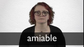 Affable  Definition Pronunciation Examples Synonyms [upl. by Soloman]