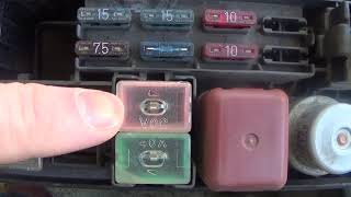 How to check large clear fuses [upl. by Wiedmann]