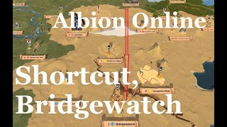 Albion Online  Caerleon to Bridgewatch fast almost safely [upl. by Ymiaj385]