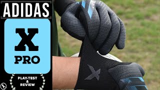 Adidas X Pro Goalkeeper Glove Review amp PlayTest [upl. by Dahaf650]