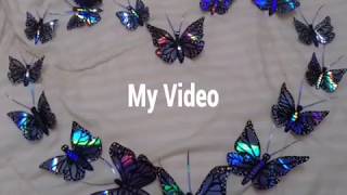 DVD Recycled Butterfly Tutorial  DVD Recycling craft How to recycle an old DVD in to a Butterfly [upl. by Hagai]