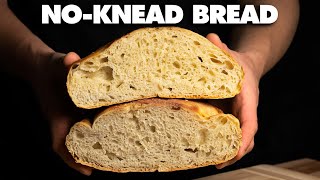 NoKnead Bread Overnight Version The New York Times Recipe [upl. by Faux246]