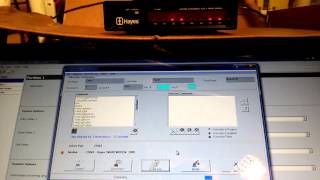 Honeywell compass software Hayes SmartModem connection [upl. by Leirbaj]