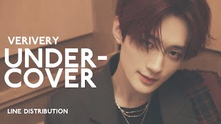 VERIVERY  Undercover  Line Distribution [upl. by Tibbetts987]