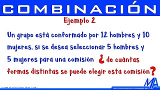 Combinaciones  Ejemplo 2 [upl. by Hillary]