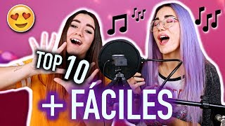 LAS 10 CANCIONES MÁS FÁCILES de CANTAR 🎤 De iniciación  Carla Laubalo [upl. by Aisemaj]