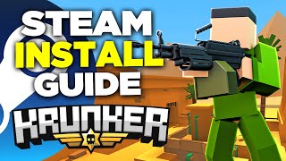 How to Play Krunkerio on Steam Tutorial  Download and Install [upl. by Dame]