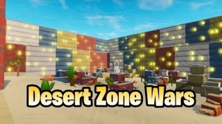 Desert Zone Wars Map  Code in Description [upl. by Madora]