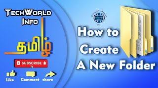 How to Create a New Folder in Tamil [upl. by Camila207]