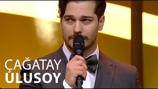 42 Altın Kelebek Ödül Töreni  Çağatay Ulusoy [upl. by Acimaj219]