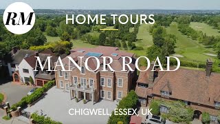 Inside £55M Chigwell Mansion on Manor Road in Essex England UK  Residential Market Home Tours [upl. by Sylvie]