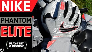 Nike Phantom Elite Goalkeeper Glove Review amp PlayTest [upl. by Narret958]