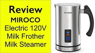 Review Miroco Milk Frother  How to make froth milk at home [upl. by Eirahcaz]