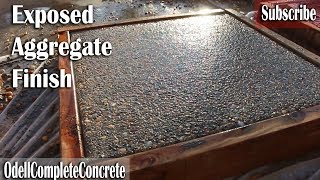 How to get a Exposed Aggregate Finish on Concrete [upl. by Atihana172]