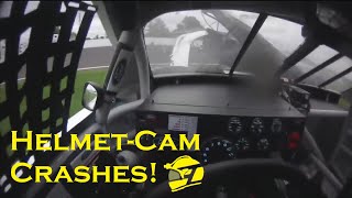 NASCARs Wildest Helmet Cam First Person Crashes 2 [upl. by Aihsile]