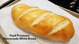 Food Processor Homemade White Bread  Breville Sous Chef [upl. by Eitac272]