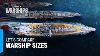 Warships Sizes Comparison [upl. by Raina833]