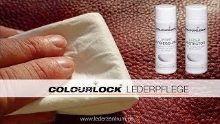 COLOURLOCK LEDERPFLEGE LEDER PROTECTOR – LEDER VERSIEGELUNG  COLOURLOCK [upl. by Ameer]