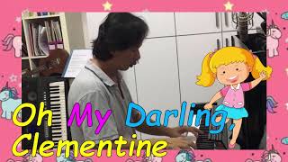 Oh My Darling Clementine  Kidzstation Piano Music [upl. by Eilliw287]