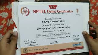 Unboxing NPTEL Certificate [upl. by Monahan711]