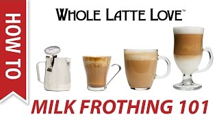 Milk Frothing for Beginners [upl. by Anuhsal271]