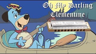 Oh My Darling Clementine  Harmonica Huckleberry Hound TABS IN DESCRIPTION [upl. by Jak]