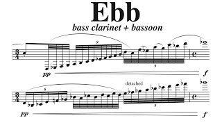 Ebb bass clarinet  bassoon by David Bennett Thomas [upl. by Nolan]