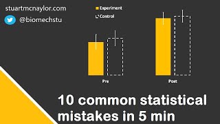 Ten Statistical Mistakes in 5 Min [upl. by Rolland16]