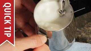 How to AutoFroth Milk for Lattes [upl. by Anauqcaj197]