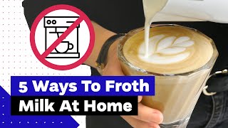 How To Froth Milk At Home Best Milk Frothers Review [upl. by Esyned557]