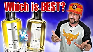 Mancera Cedrat Boise vs Intense  Fragrance Review Battle [upl. by Suidualc973]