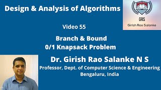 55 Knapsack Problem using Branch amp Bound [upl. by Ahsla]