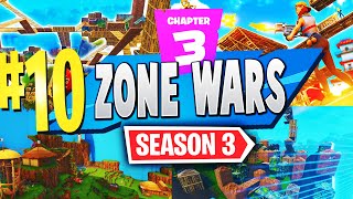 TOP 10 Best Zone Wars Maps In SEASON 3  Fortnite Zone Wars Map CODES 2022 [upl. by Ahseila]