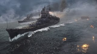 Warship Size Comparison Battleships in World of Warships [upl. by Adnorhs]