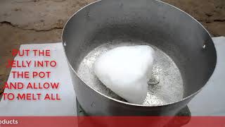 HOW TO MAKE PETROLEUM JELLY at Home [upl. by Shelman100]