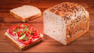 How to make Deli Rye Bread  Perfect Jewish Style Sandwich Loaf Recipe [upl. by Ilak113]