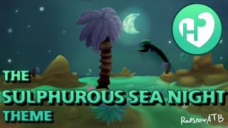 Terraria Calamity Mod Music  quotcaustic tidesquot  Theme of the Sulphurous Sea Night [upl. by Einalem]