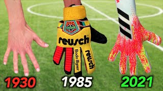 Testing Goalkeeper Gloves from 1930 to 2021  how much have they changed [upl. by Dweck]