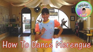 How To Dance Merengue For Beginners  For Kids  Easiest Dance In The World [upl. by Eyanaj]