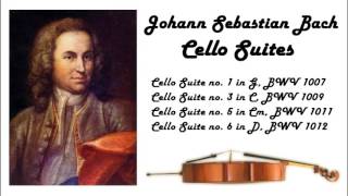 Johann Sebastian Bach  Cello suites in 432 Hz great for reading or studying [upl. by Ilyssa]